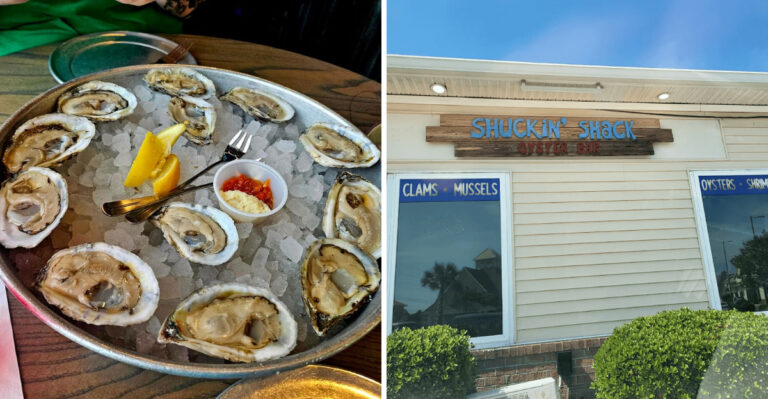 This laid-back North Carolina oyster bar serves an unforgettable steamed oyster sampler