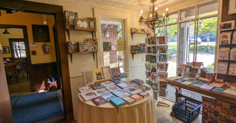 This low-key bookstore cafe in Illinois is the perfect place to read, sip, and relax all day