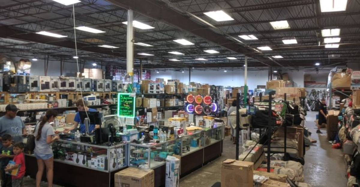 This massive Texas discount store is so huge bargain hunters spend all day exploring it