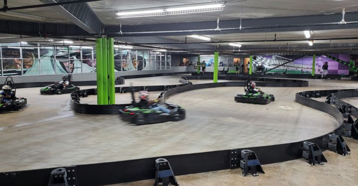 This massive go kart track in Georgia brings out your inner child