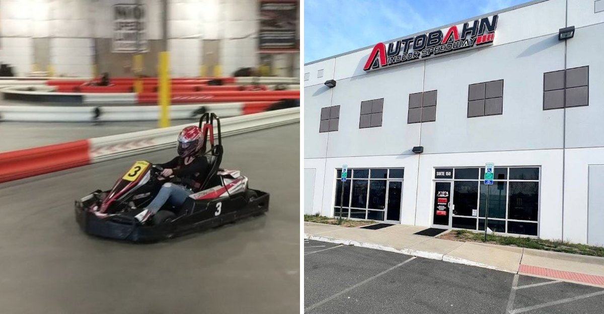 This massive go-kart track in Virginia draws visitors from all over for its fun rides