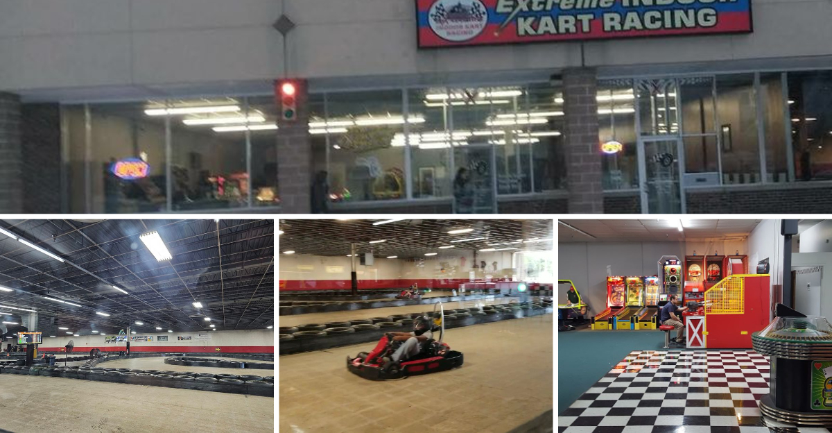 This massive indoor go kart track in Michigan delivers nonstop fun