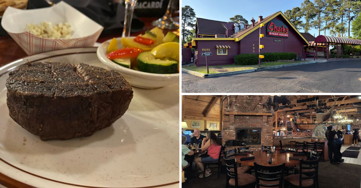 This no frills South Carolina restaurant serves a ribeye steak worth every mile of the drive
