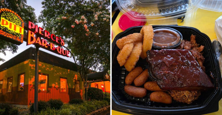 This no-frills Virginia BBQ joint has been slow-smoking meat the same way since 1971