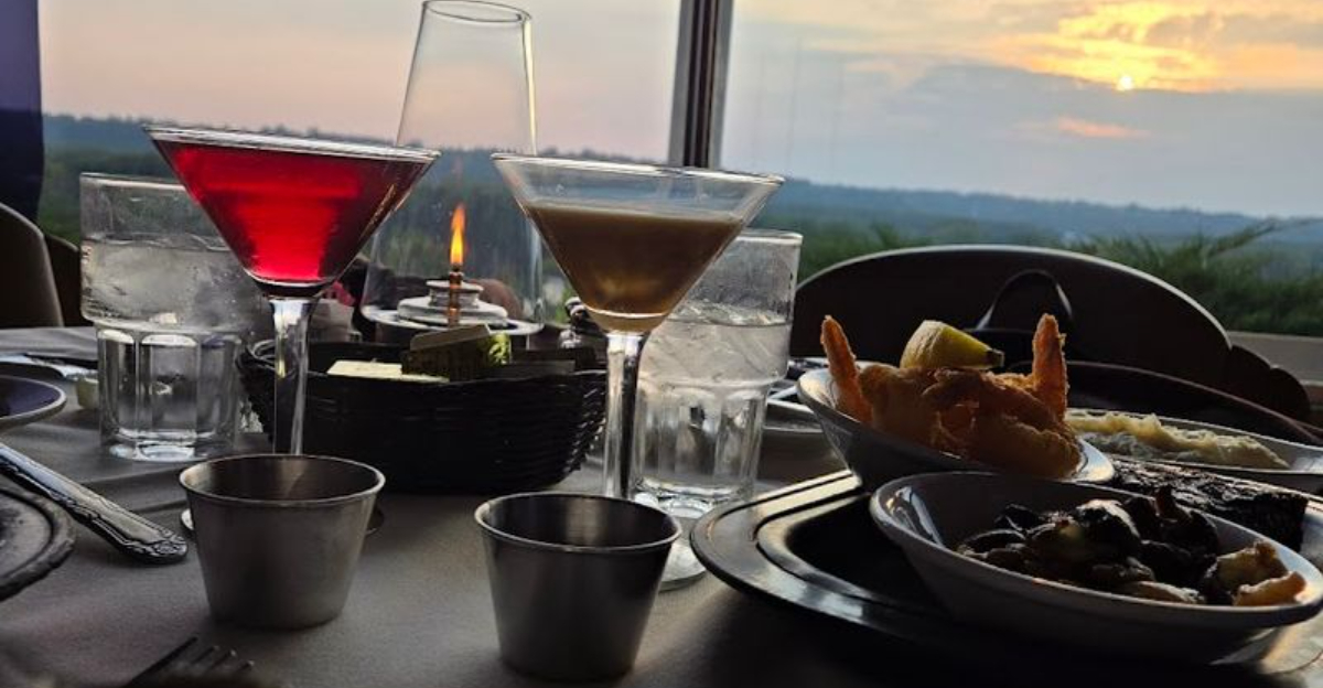 This old fashioned supper club in Illinois offers some of the most breathtaking views around