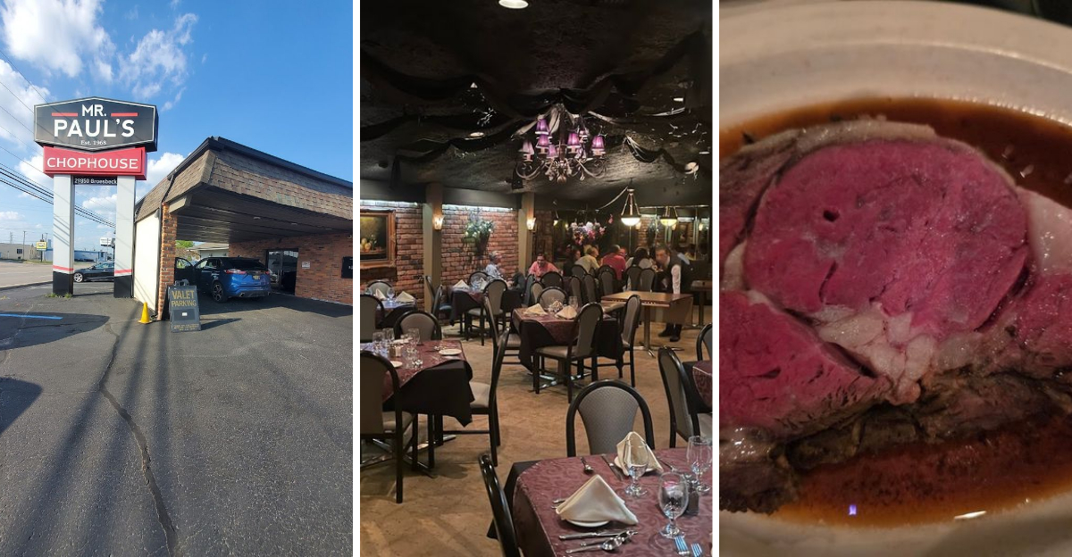 This old school Michigan restaurant is known by locals for its incredible prime rib