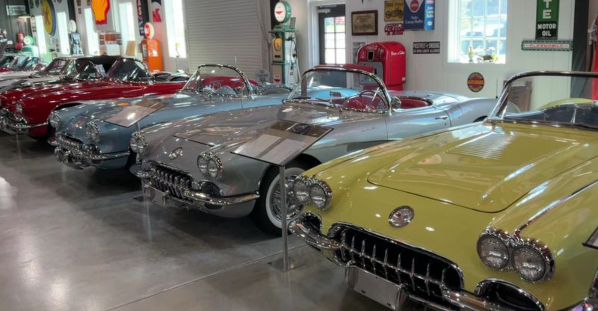 This one of a kind car museum in Pennsylvania feels like stepping into another era