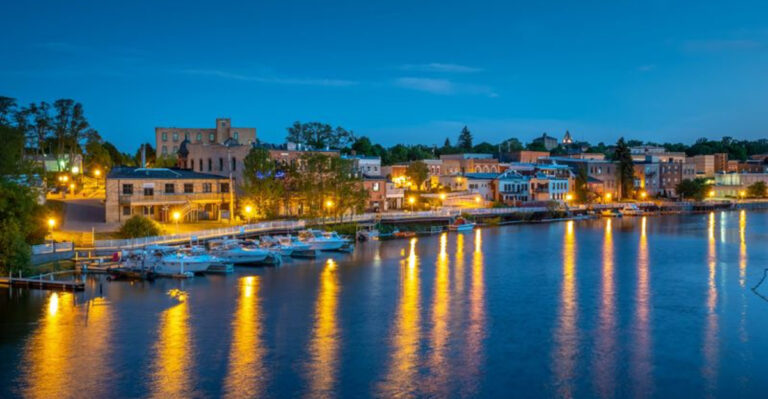 This postcard-worthy riverwalk in Michigan deserves a spot on your travel bucket list