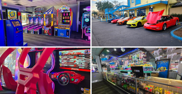 This retro arcade center in Florida will take you right back to your childhood days