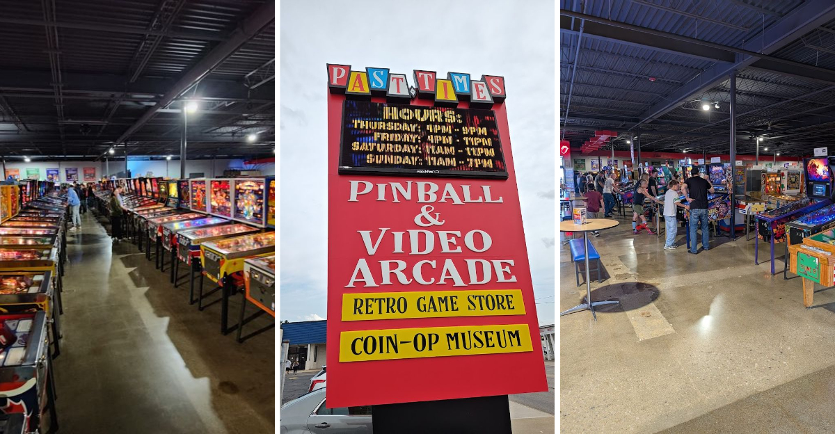 This retro themed Ohio arcade has over 400 pinball machines and endless nostalgic fun