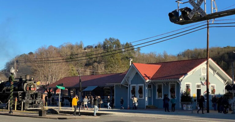 This scenic train ride in North Carolina offers breathtaking views across the state