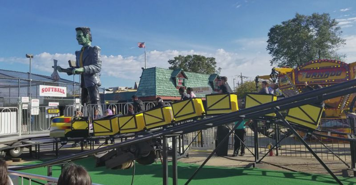 This spooky themed amusement center in Illinois brings out your inner child