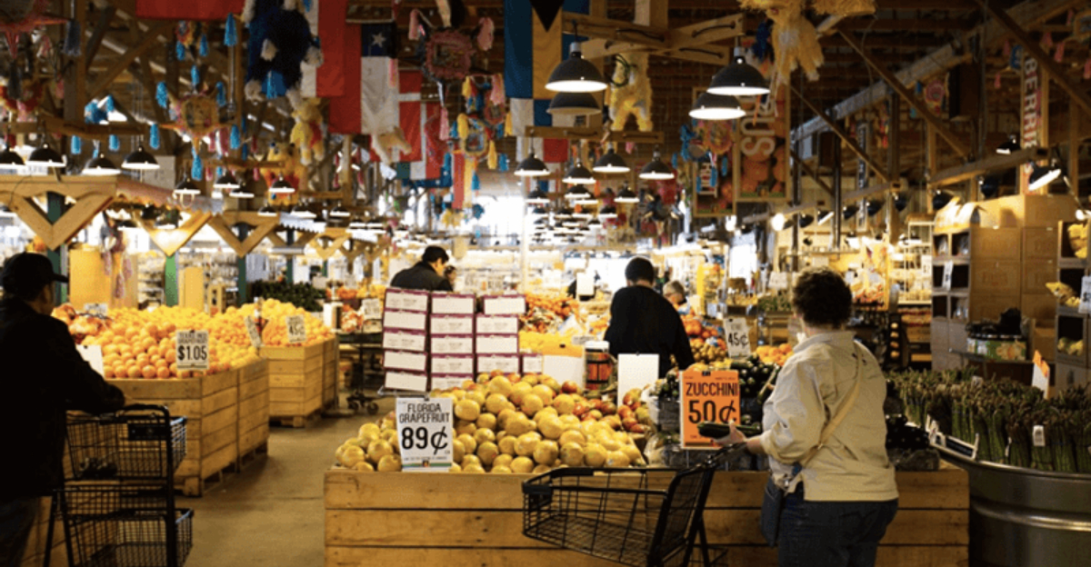 This sprawling 70000 square foot farm market in Michigan is the perfect family food adventure