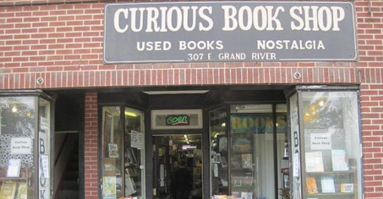 This three-story bookstore in Michigan is perfect for spending hours searching for literary treasures