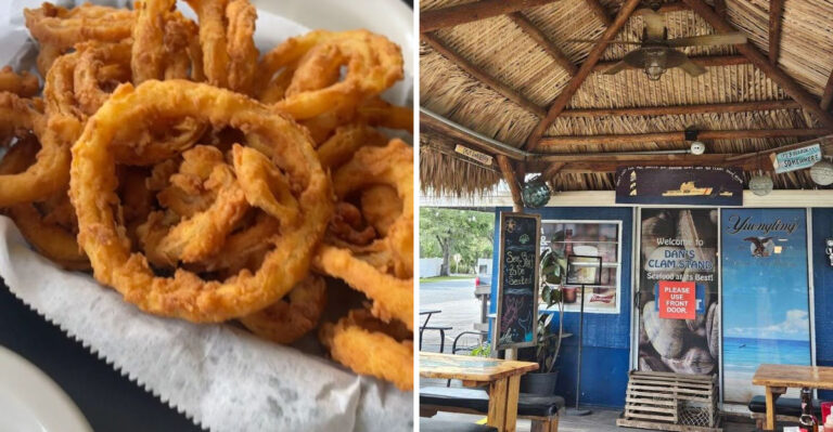 This tiny Florida seafood restaurant is famous worldwide for its incredible onion rings