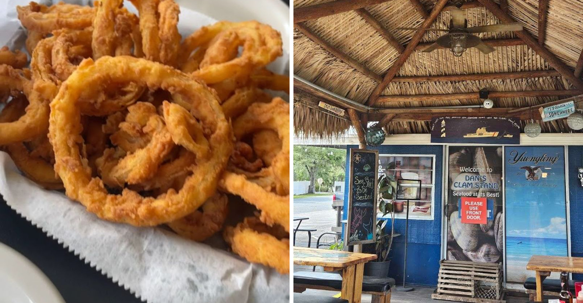 This tiny Florida seafood restaurant is famous worldwide for its incredible onion rings