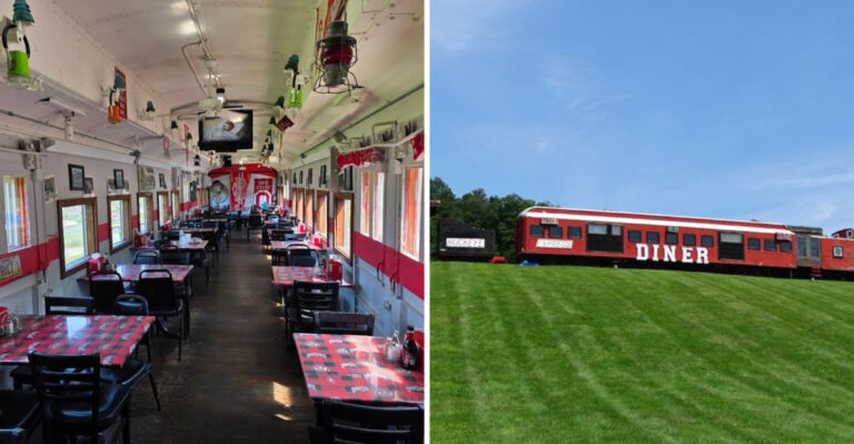 This train-themed diner in Ohio feels like stepping into a Norman Rockwell painting