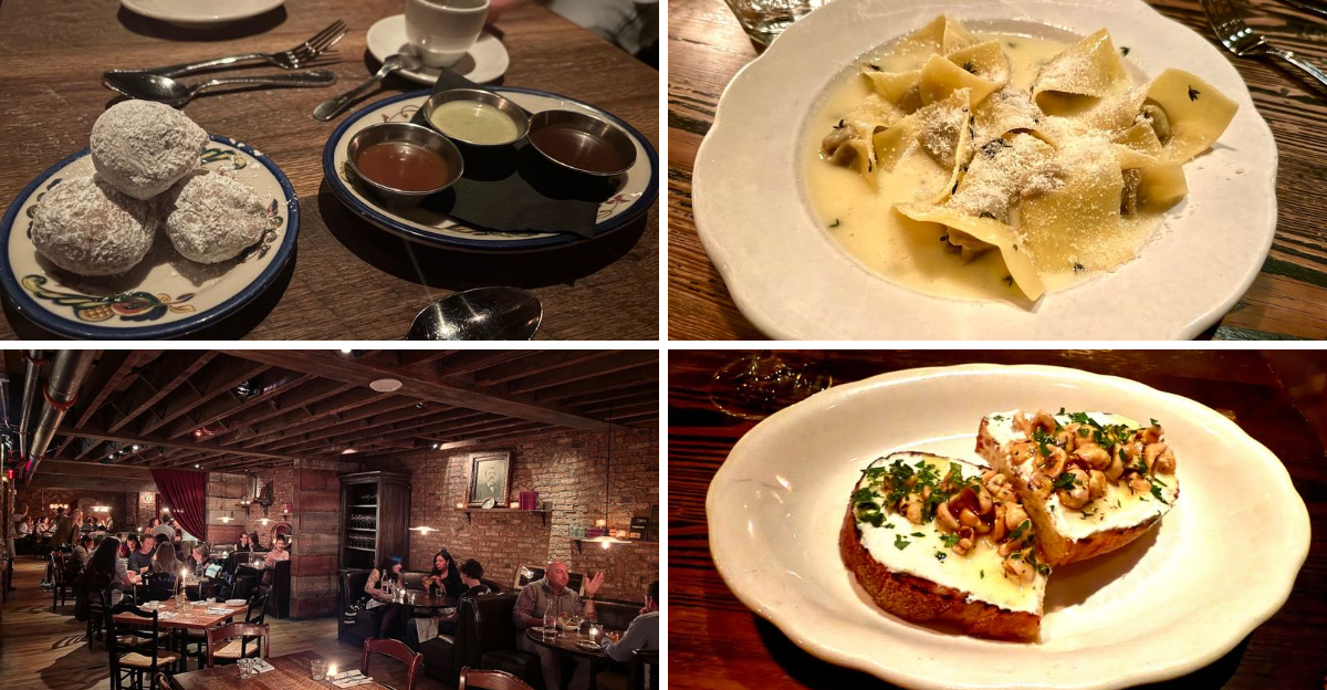 This underground Italian restaurant in Ohio offers a dining experience unlike anything else