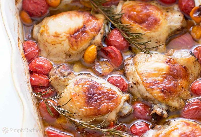 Tomato chicken bake