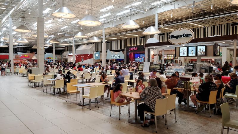 Two Full Food Courts to Refuel Between Shops