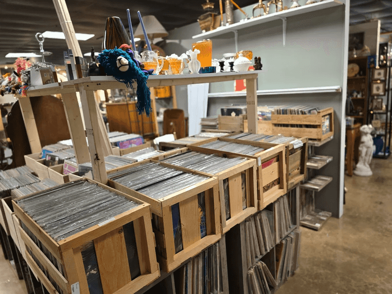 Vinyl Records and Retro Pop Culture Treasures