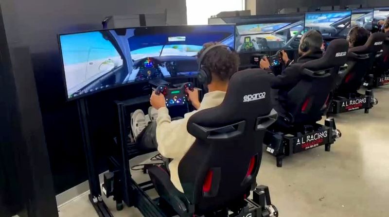 Virtual Racing Simulators for Off-Track Thrills