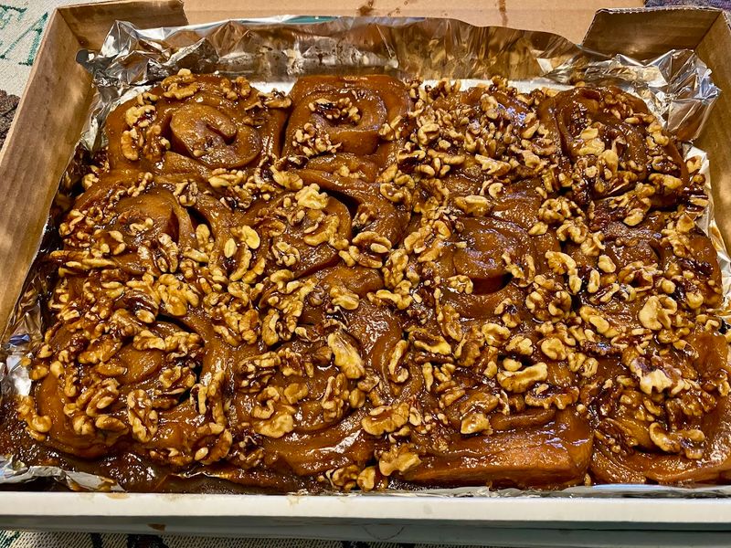 Walnut Sticky Bun for the Nutty Crunch Fans