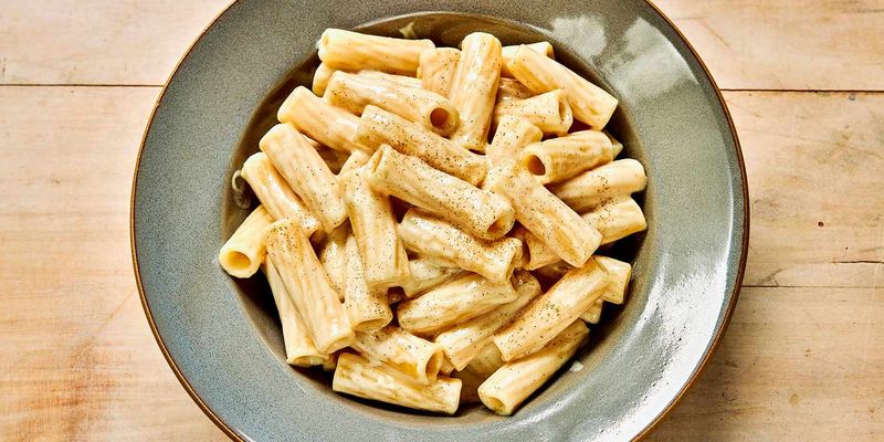 White pasta