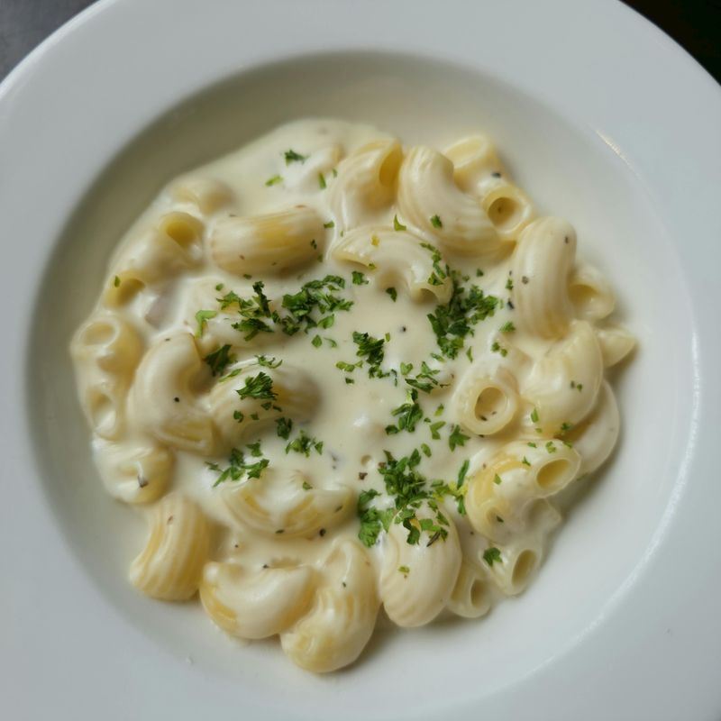 White pasta