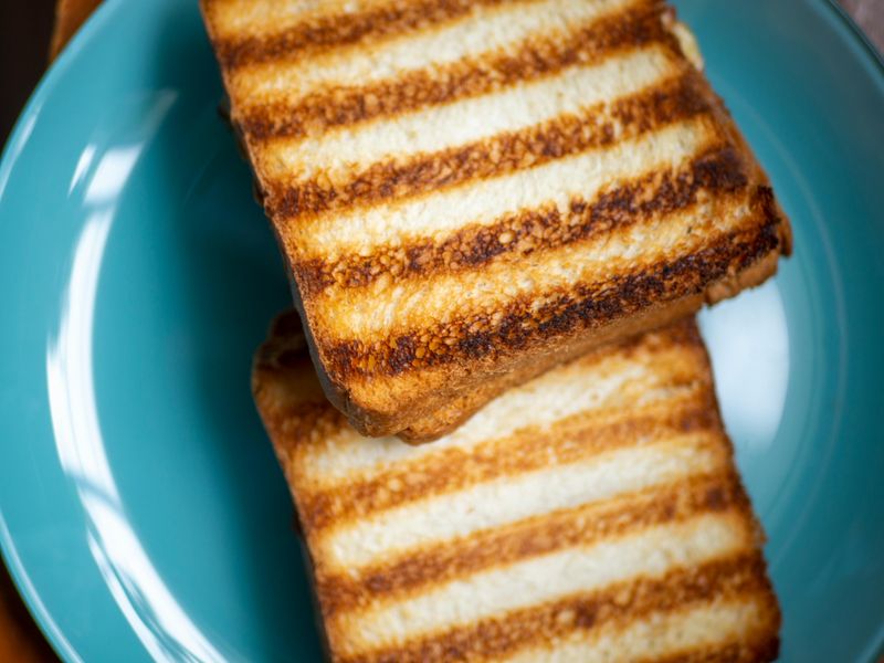 White toast