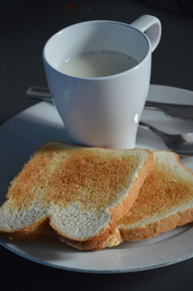 White toast