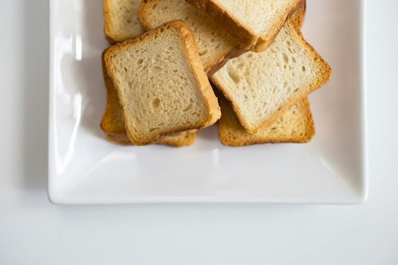 White toast
