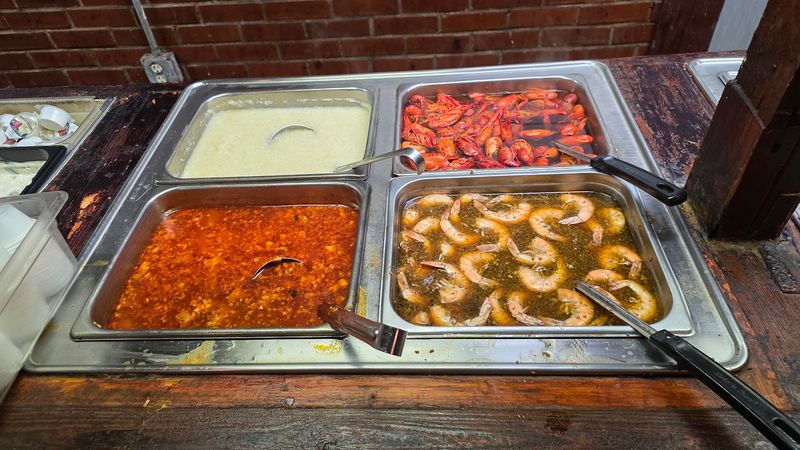 Whole Catfish, Frog Legs, and Southern Classics on the Buffet Whole Catfish, Frog Legs, and Southern Classics on the Buffet