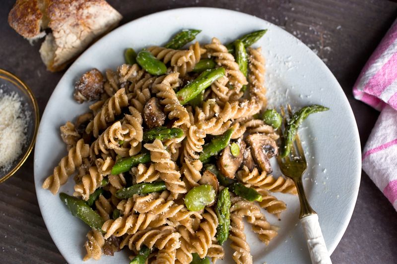 Whole grain pasta