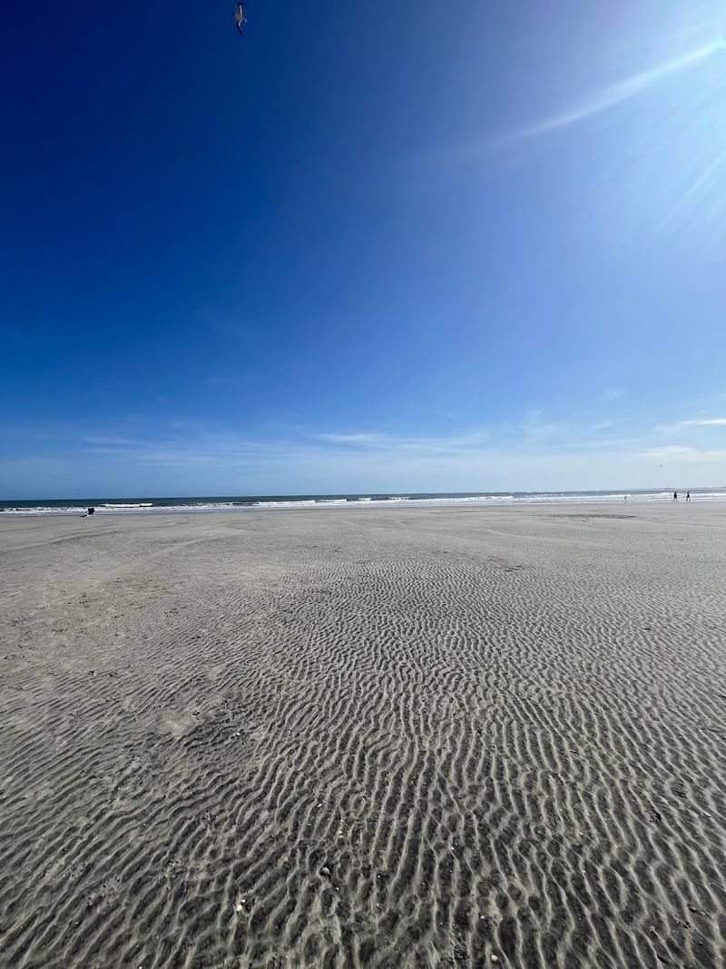 Wide, Pristine Sandy Shoreline Perfect for Everyone