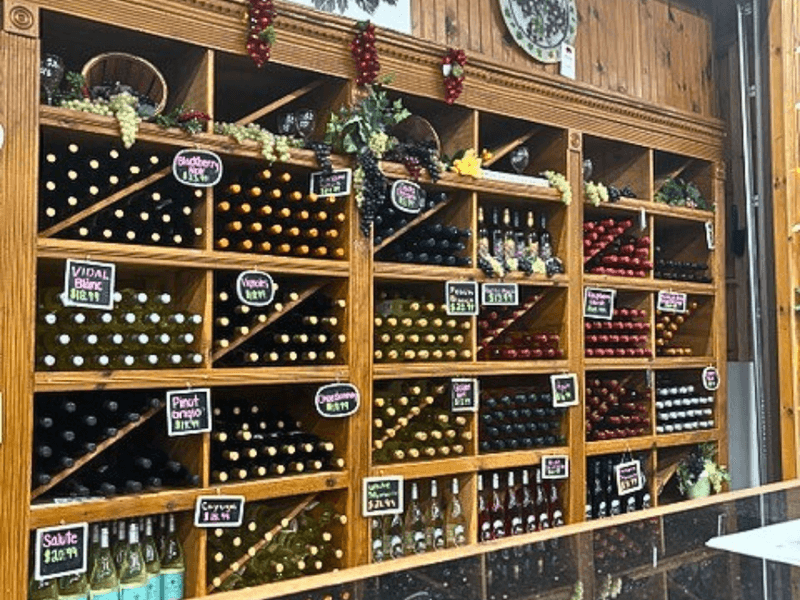 Wine Tasting Right Inside the Store