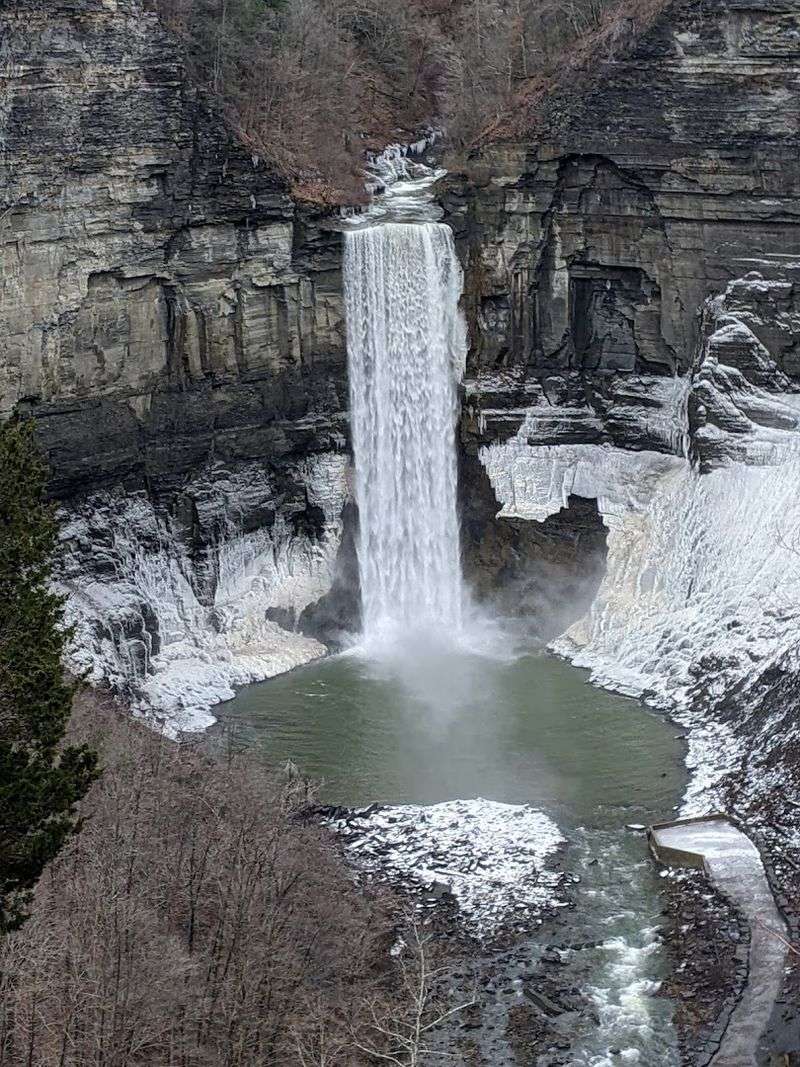 Winter Wonderland: When the Falls Freeze Over