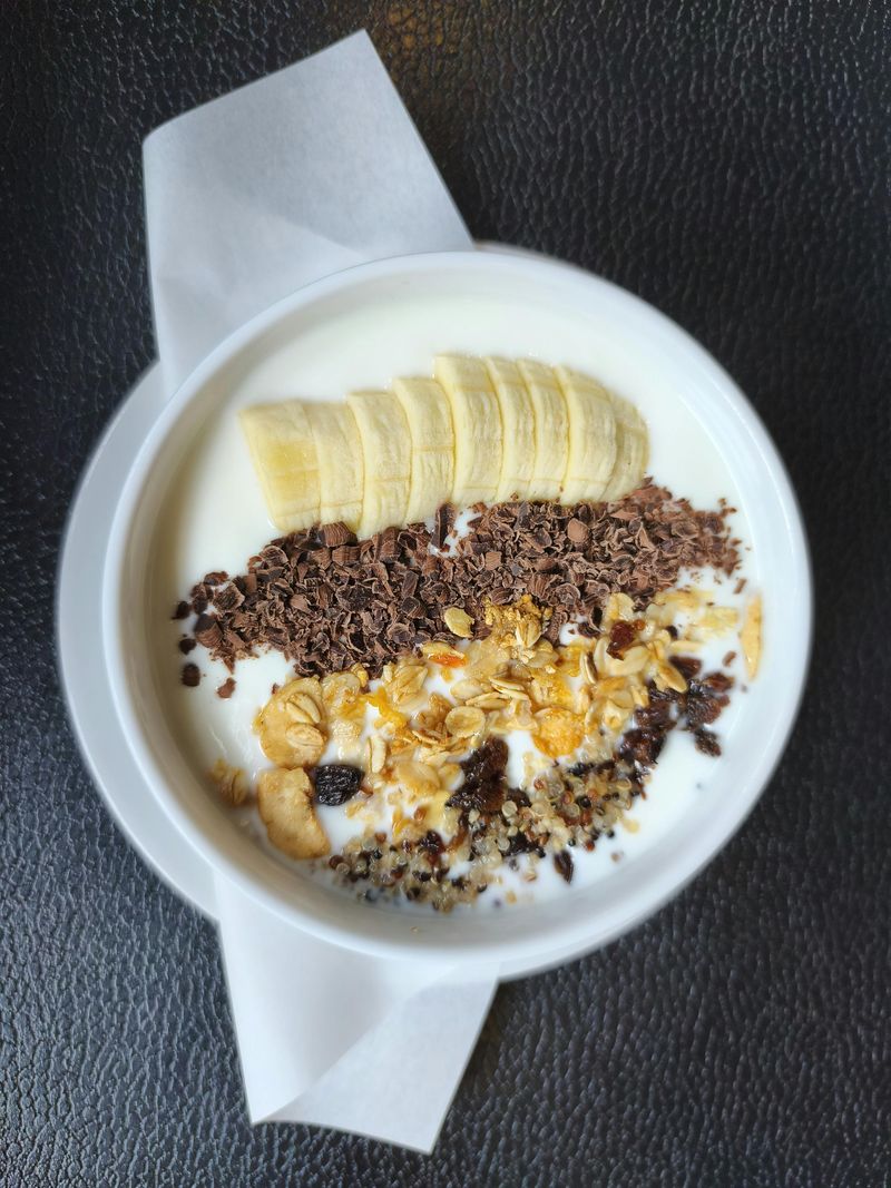 Yogurt with toppings