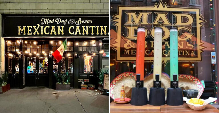 You haven’t truly lived until you’ve tried the giant 3-liter margarita tower at this New York restaurant