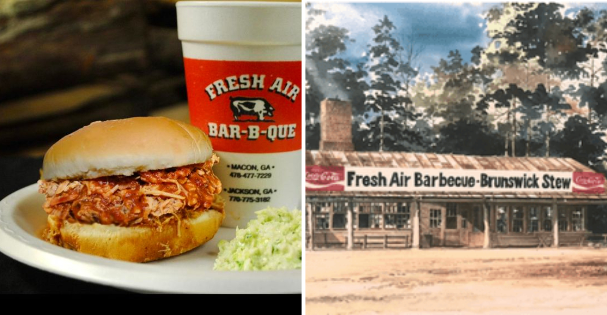 You need to try the legendary hickory smoked BBQ at this historic Georgia favorite