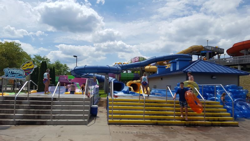 Young Child Area With Smaller Slides and Play Structures