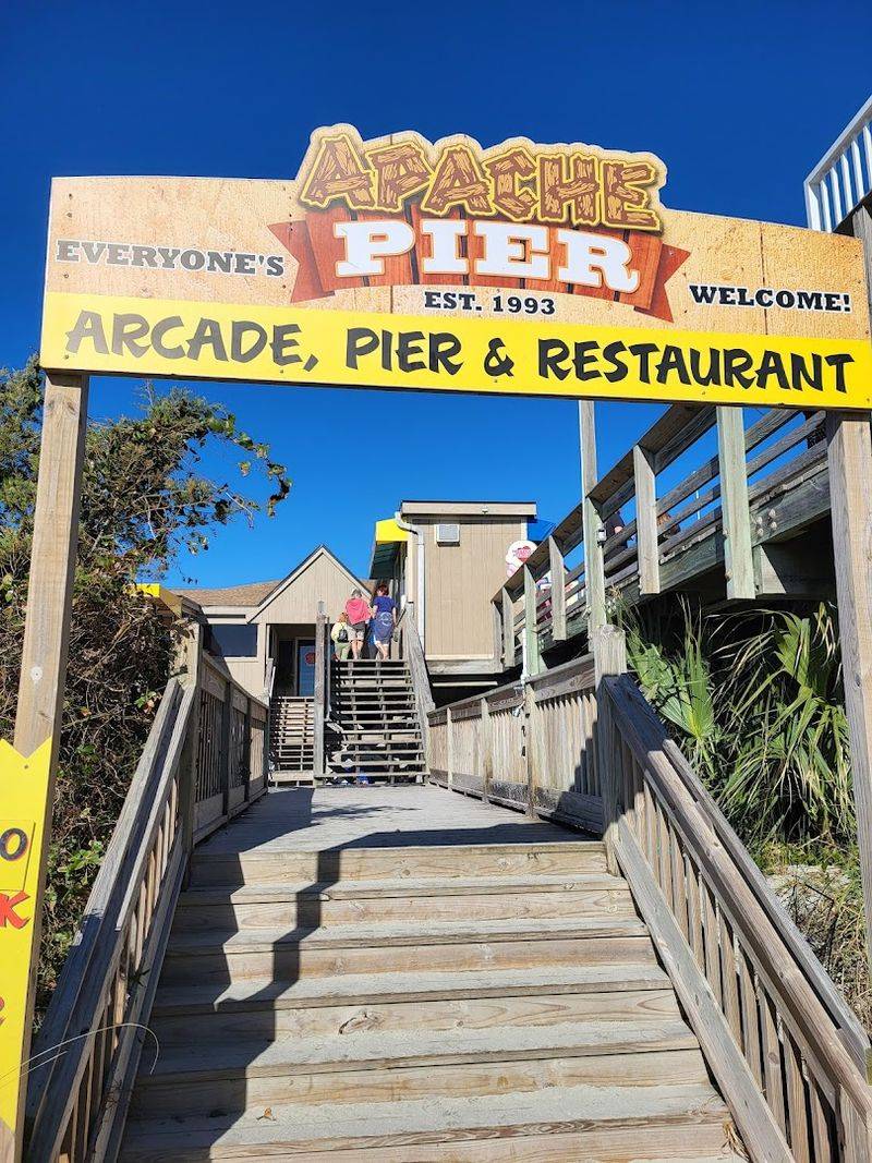 A Bait Shop and Gift Store Right at the Pier's Entrance