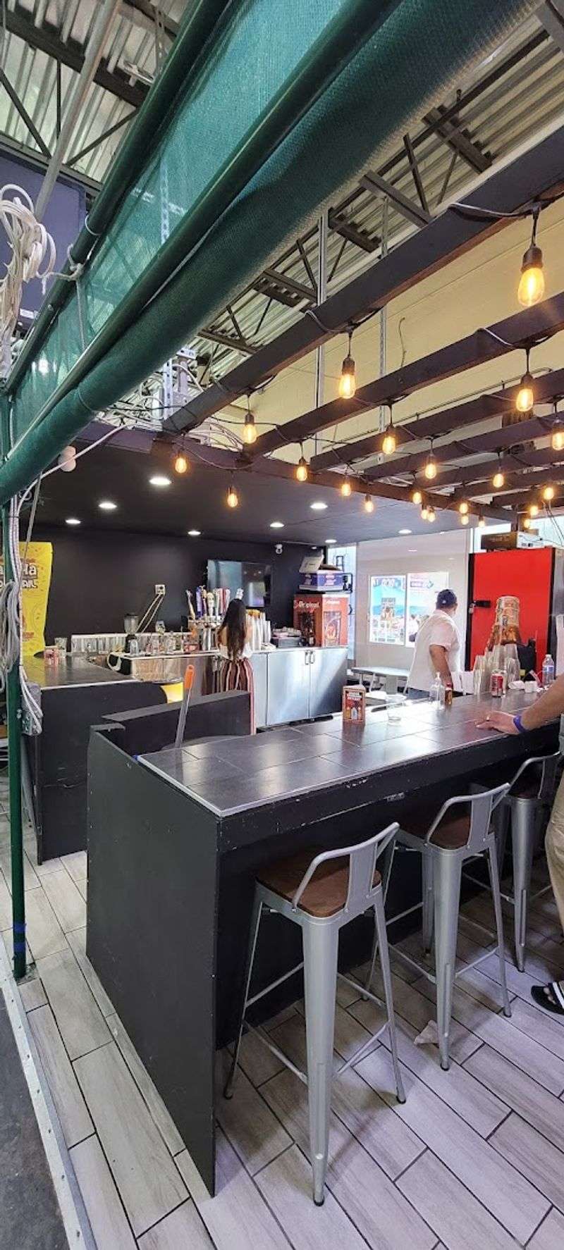 A Bar and Coffee Spot for the Non-Shoppers