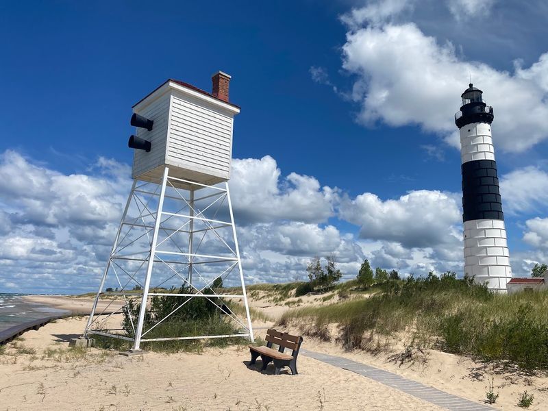 A Beach That Steals the Show: Lakeside Beauty Around the Lighthouse