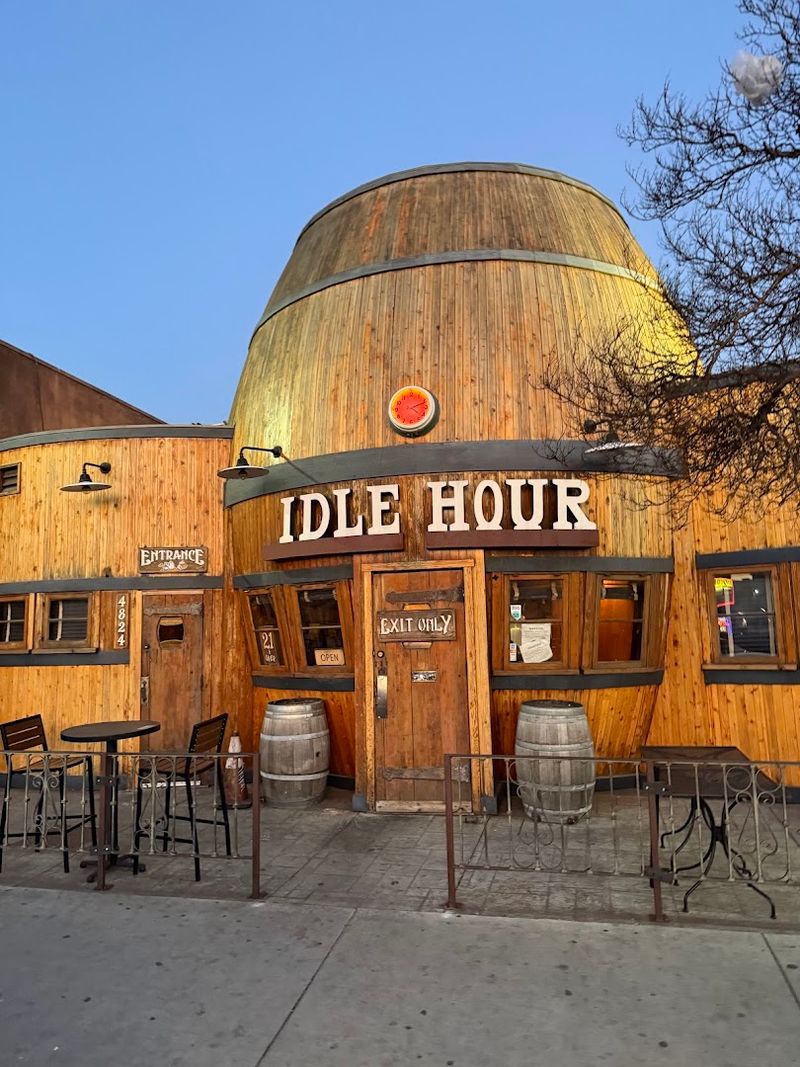 A Building That Looks Like a Giant Barrel A Building That Looks Like a Giant Barrel