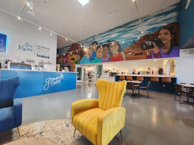 A Coffee Shop Right Inside the Store