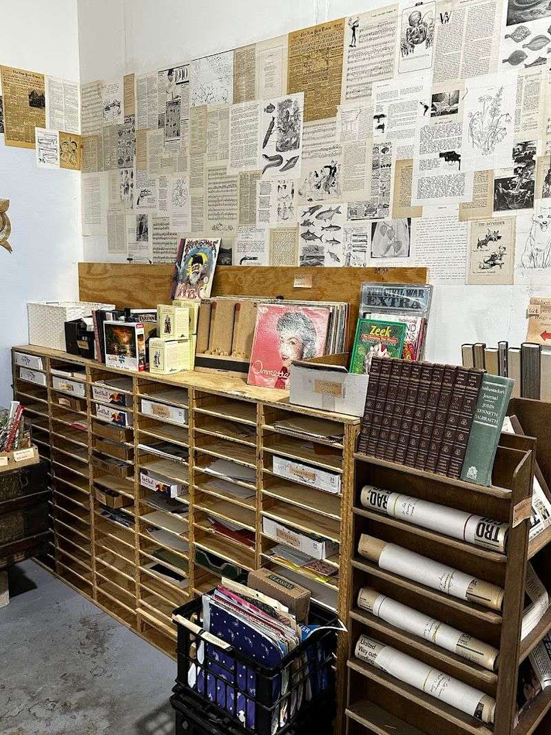 A Creative Corner Full of Art Supplies and Collage Materials A Creative Corner Full of Art Supplies and Collage Materials