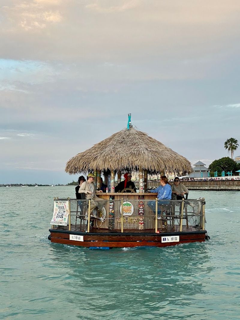 A Floating Tiki Bar That Takes You Straight To Paradise