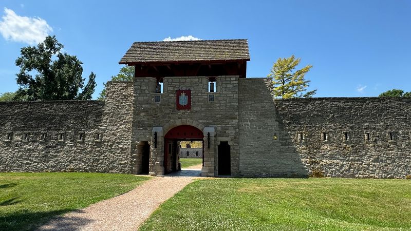 A French Fortress Rising from the Illinois Countryside A French Fortress Rising from the Illinois Countryside
