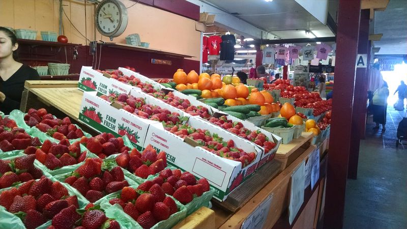 A Fresh Farmers Market Overflowing With Local Produce A Fresh Farmers Market Overflowing With Local Produce